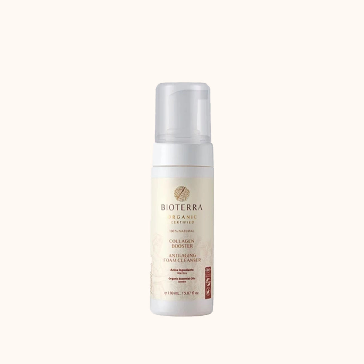 Bioterra Organic Collagen Booster Anti-Aging Foam Cleanser