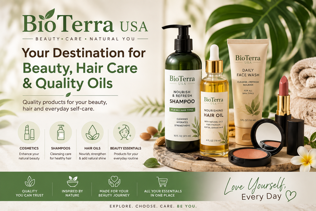 Discover BioTerra USA: Your Destination for Beauty, Hair Care &amp; Quality Oils