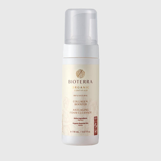 Bioterra Organic Collagen Booster Anti-Aging Foam Cleanser