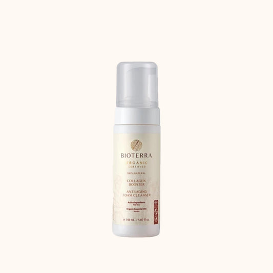 Bioterra Organic Collagen Booster Anti-Aging Foam Cleanser