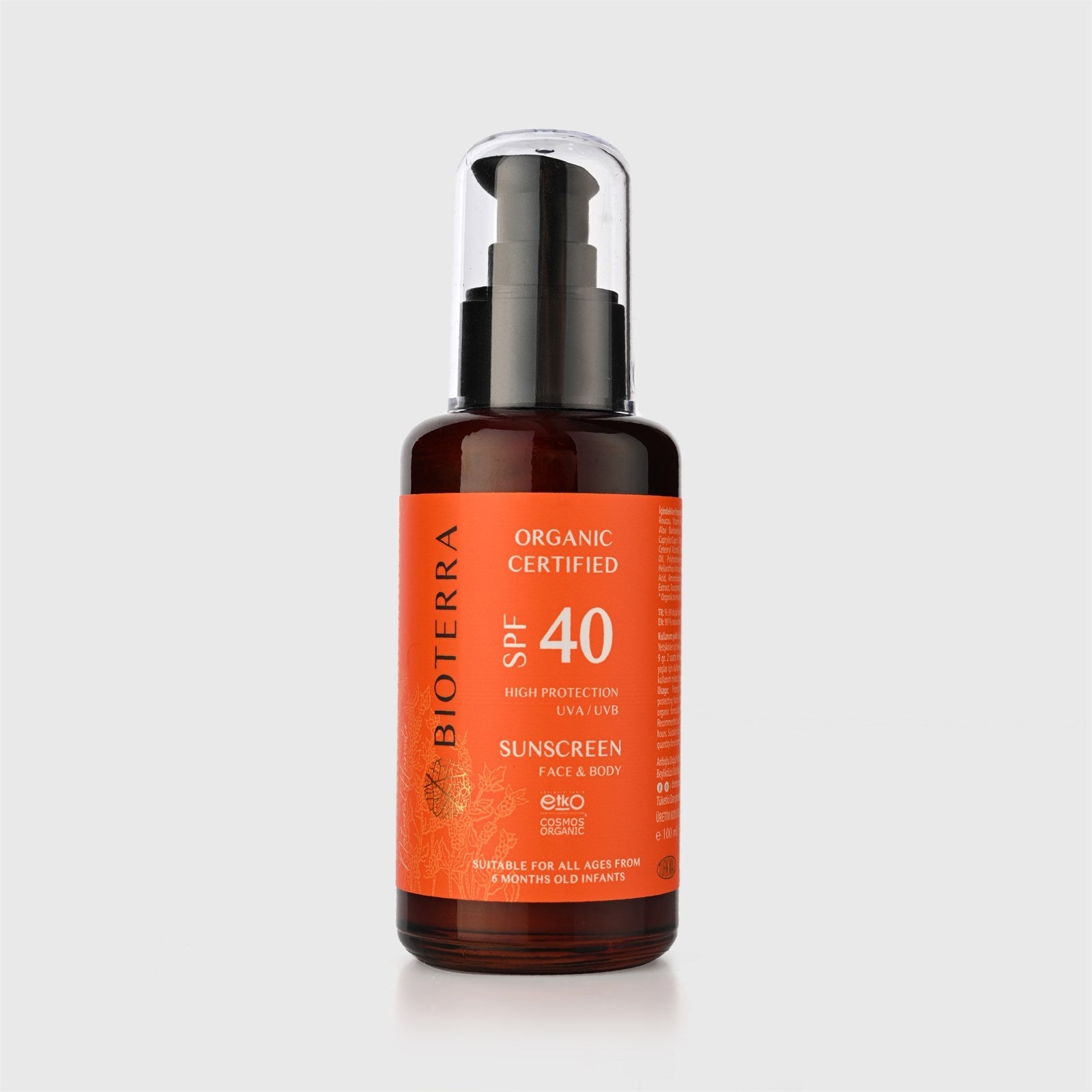 Bioterra Organic Sunscreen SPF40